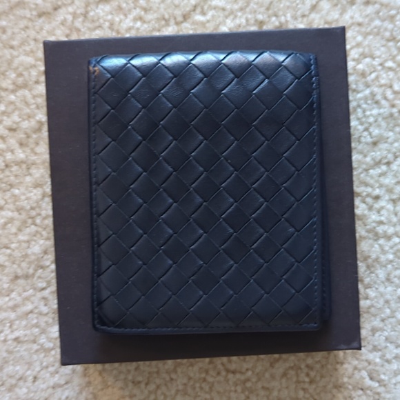 Bottega Veneta Mens Bifold Navy blue - Picture 4 of 6